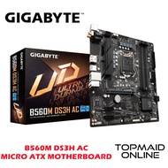 GIGABYTE B560M DS3H AC  INTEL LGA 1200 MICRO ATX MOTHERBOARD