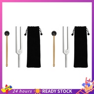 【HOT SALE】 2X Aluminum Alloy Tuning Forks,512Hz Tuning Fork with Hammers for Nervous System Testing 