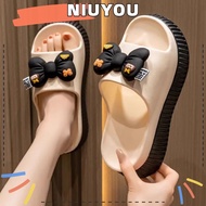 NIUYOU Elevator Shoes, EVA Commuting Chunky Heel Shoes, Summer Thick Soles Beach Sandals