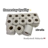 🧻 READY STOCK 🇲🇾 HOMESTAY QUALITY TOILET ROLLS  x10 Rolls🧻 🤍Buy 10 rolls Free 1rolls🤍
