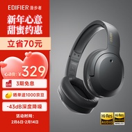 漫步者（EDIFIER）W820NB双金标版 头戴式主动降噪蓝牙耳机  蓝牙5.2 手机电脑笔记本耳机 雅典灰 情人节礼物