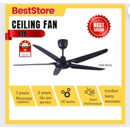 REGAIR INOVO/LUMA FAN V15 5B 54 inches DC Remote Ceiling Fan SIRIM 8 Speed 5 Blade Remote Control Ki