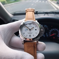 Panerai_ Swiss Automatic Sapphire Mirror 44mm*13 Imported Leather Watch Strap