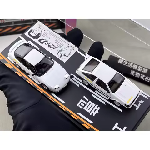Modeler's 1:64 Initial D AE85 RPS13 Diecast Model Car