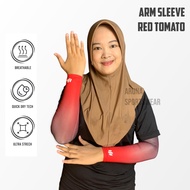 Aruna Arm Sleeve Compression Stretch Anti UV UPF 50+ Red Tomato Hand socks