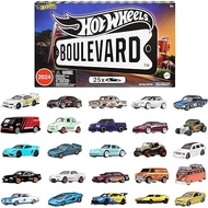 Hot Wheels Boulevard 25 Car Factory Set Ride-on Toys Mini-Cars, 3 yrs. old and up, Multi HRW96