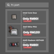 (LIMITED) Pc Part [PSU/CPU/GPU]