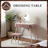 Kampung Ku 4 Feet Dressing Table With Stool / Meja Makeup Cermin / Coration / Desk / Console Table