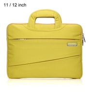 SSIMOO 2 IN 1 BUSINESS STYLE LAPTOP BAG TABLET  NOTEBOOK 11 / 12 INCH (YELLOW)