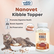 WaggyWaggy Nanovet Kibble Topper Appetite Booster for Cat and Dog (70gm)