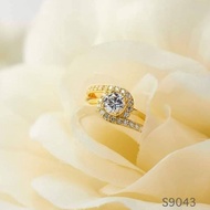 Cincin 916 Batu Swarovski/22k Ring Swarovski Stone/Cincin/Ring