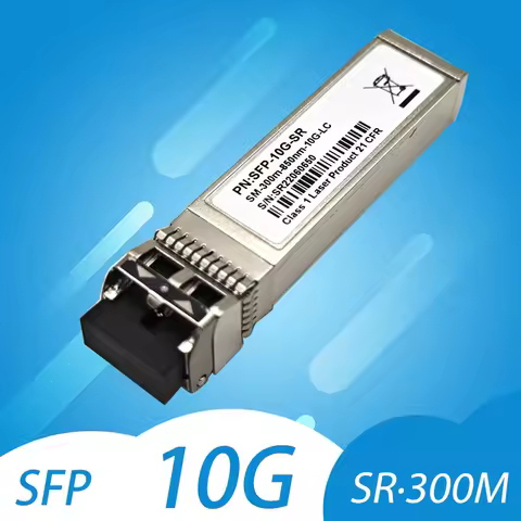 10G Multimode SFP+ LC Module, 10GBase-SR Fiber Transceiver for Cisco SFP-10G-SR, Mikrotik S+85DLC03D