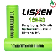 Cell pin 18650 LISHEN SS Li-ion 3.7V 3000mah 3C - Xả 10A