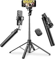KOSCHEAL C16R Cell Phone Stabilizer with Face Tracking and Fill Light, Extendable Cell Phone Gimbal 