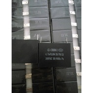 C cbb61, 4.7 uf/300vac, Insert Capacitor, Motor Capacitor, No Fixed Pin, Safety Regulation Capacitor