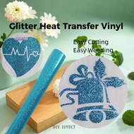 1 Cuộn Vinyl chuyển nhiệt dạng bọt lấp lánh/bóng lấp lánh/lấp lánh - Lấp lánh cho vải áo phông chuyể