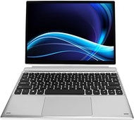 12.3 Inch 2 in 1 Laptop 100‑240V 3K Touch Screen Ultra Slim HD Tablet Laptop with Magnetic Keyboard for Windows 10 for Work (UK Plug 8GB+1TB)