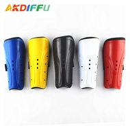 Ready Stock Fast Shipping Aikedifei 7012#中三孔绑腿足球护腿板 Children Adult Reinforced Color Double Strap Str