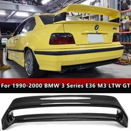 For 1990-2000 BMW 3 Series E36 M3 LTW GT ABS Plastic Rear Trunk Lid Rear Trunk Glossy Black Spoiler 