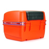 Zhc-608 Trunk Motorcycle Electric Vehicle Trunk Square Leather Texture Storage Tail Box Multifunctional Tool Box