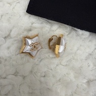 CHANEL星星夾式耳環 耳夾