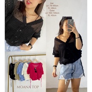 TRY - Outer Moana Top Knitted Material Unique Design Comfortable Flexible Suitable for Everyday and 