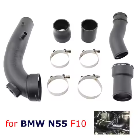 Charge Pipe & Boost Pipe Set Turbo Cooling Kit Intercooler Hose For BMW N55 3.0L 535i F10 F12 F13 64