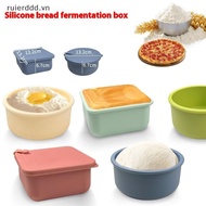 ruierddd 1/2Pcs Pizza Dough Proofing Box Baking Tool Food Box Heat Resistant Silicone Dough Box Ferm