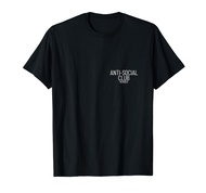 Anti Social Club Member Pocket Funny Introvert Anti-Social T-Shirt