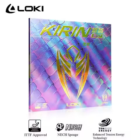 LOKI KIRIN MP Short Pips Table Tennis Rubber Sheet Non-Tacky ITTF Approved KIRIN MP 35° Ping Pong Ru