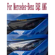 Car Headlight Protection Tint Anti-Scratch Black Protective Film TPU Stickers  For Mercedes Benz EQE