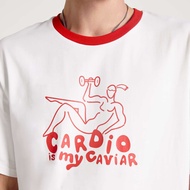 CVUN002 : TAFFY T-SHIRT เสื้อยืดคอกลม สีขาว