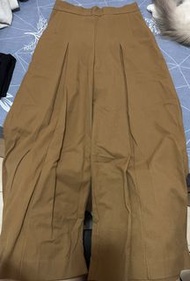 棕色闊腳長褲