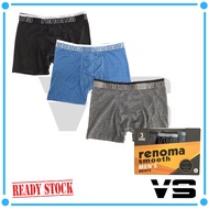 [ 3 PIECES = 1 BOX ] ( HARGA BORONG ) RENOMA BOXER MEN UNDERWEAR BRIEF