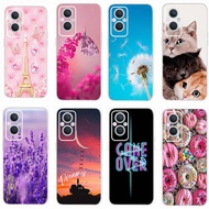 Oppo Reno8 Z 5G Case Cute Cartoon Clear Silicone TPU Back Cover for Oppo Reno8Z 5G Soft Phone Case 6.43''