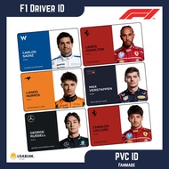 [PVC Card] F1 Driver Fanmade Paddock ID Pass