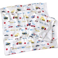 hiorie Japanese Bath Towel Boys Pattern Gauze Towel Set of 2 Car Senshu Towel