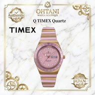 [TIMEX] Q TIMEX Watch Quartz Water-resistant Mineral Glass Pink Dial TW2W87600 Unisex - From JAPAN