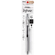 【Direct from Japan】Pentel Gel Ink Ballpoint Pen EnerGel InFree XBLN74TL-A 0.4mm Black