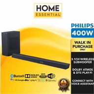 Philips 3.1CH Soundbar Speaker TAB8805 Wireless Subwoofer | Dolby Atmos Dolby Digital