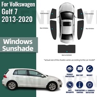 Car Window Sunshade For Volkswagen VW Golf 7 MK7 2013-2020 Golf7 Front Windshield Curtain Magnetic C