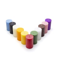 Unscented round pillar CANDLE D5H8 EDEN CANDLE FTRAMART EDC0115 scented gift CANDLE burns 30 hours f