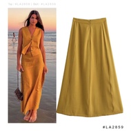 LA2859 - Dark Yellow Comfy | Skirt Skirt Skirt