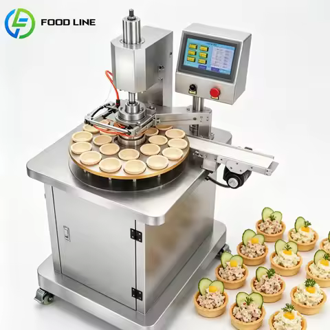 Egg Tart Forming Machine Tart Shell Forming Machine Automatic Bakery Equipment Production Customized