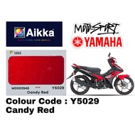 AIKKA PAINT / YAMAHA LC 125Z Y5029 / CANDY RED / 2K MOTORBIKE PAINT / 2K CAT MOTOSIKAL