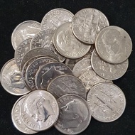 Koin 10 Sen Dollar Amerika Usa Dimes