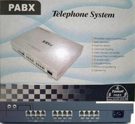 {多美多}PABX電話總機系統語音交換機308A分機接一般家用來電顯示電話機或無線電話機一年保固***隨貨附三聯發票