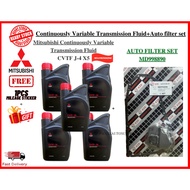 PROTON INSPIRA/MITSUBISHI LANCER GT 2.0 CY4A/ASX CVT J4 (5 Bottle) + CVT AUTO TRANSMISSION FILTER WI