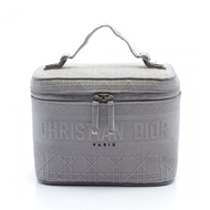 【日本直送】 Christian Dior Christian Dior 卡納奇 化妝包 帆布 灰色