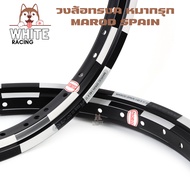 ล้อหมากรุก ล้อAKRONT- MAROD 1.40x17 (หมากรุกดำ) ล้อทรงA ล้อแข็ง ขอบ17 ของแต่งเวฟ